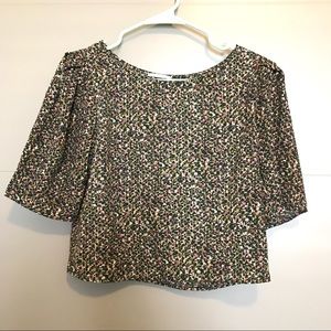 Printed Cropped Top